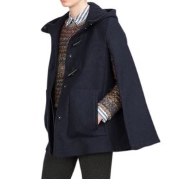 zara hooded cape